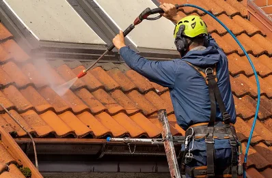 Démoussage et hydrofuge de toiture à Guinzeling